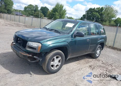 2006 Chevrolet Trailblazer Ls из США, поврежденный, VIN 1GNDS13SX62156744